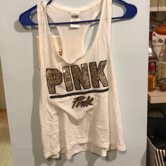 Victoria’s Secret PINK sequined tank - Picture 1 of 3